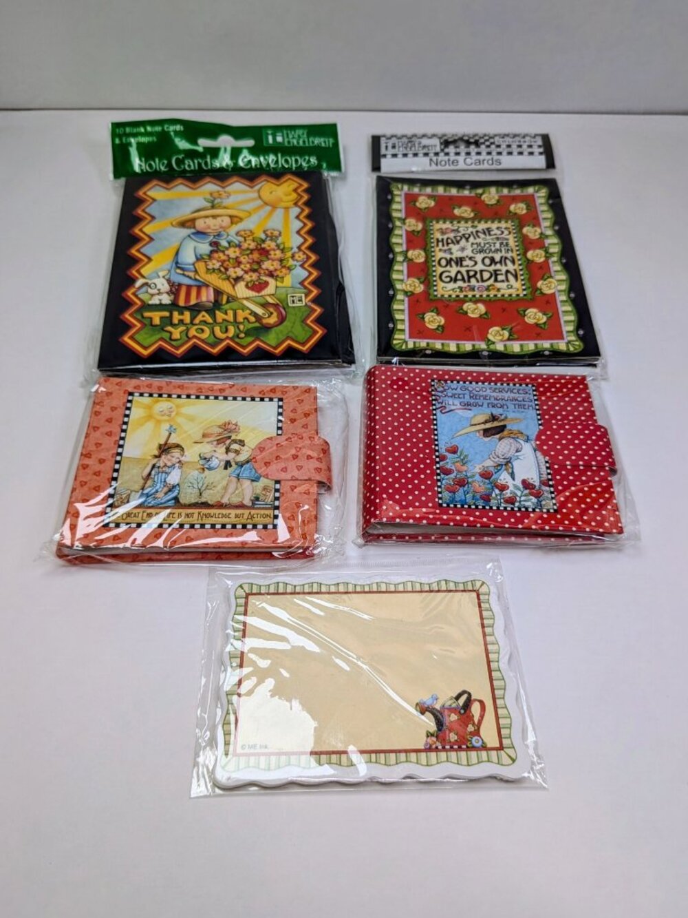Vintage Mary Engelbreit Warm Gardening Set - Purse Photo Albums Stationery Lot